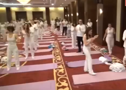 Kocaeli de 200 kişilik Yoga Festivali